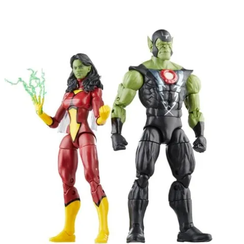 Avengers 60th Anniversary Marvel Legends Skrull Queen and Super-Skrull 6-Inch Action Figures