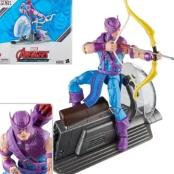 Avengers 60th Anniversary Marvel Legends Hawkeye with Sky-Cycle 6 Inch Action Figure