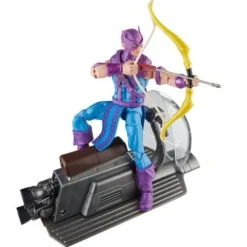 Avengers 60th Anniversary Marvel Legends Hawkeye with Sky-Cycle 6 Inch Action Figure