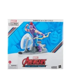 Avengers 60th Anniversary Marvel Legends Hawkeye with Sky-Cycle 6 Inch Action Figure