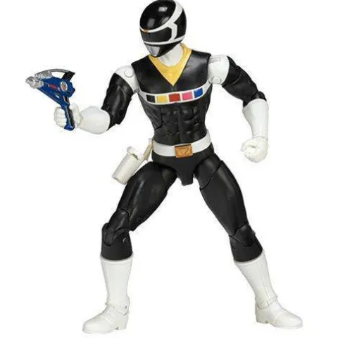 Bandai Power Rangers In Space Legacy Black Ranger Action Figure