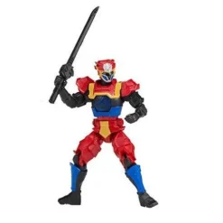 Bandai Power Rangers Super Ninja Steel 5-Inch Figure - Lion Fire Armor Blue Ranger