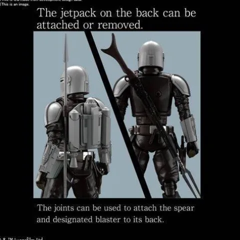 Bandai Star Wars: The Mandalorian 1:12 Scale Model Kit - Choose your Kit