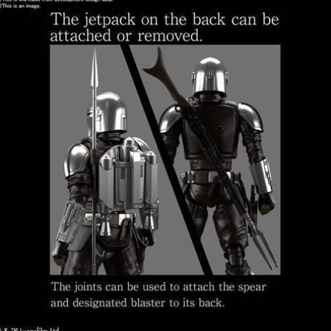 Bandai Star Wars: The Mandalorian 1:12 Scale Model Kit - Choose your Kit