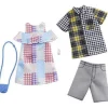 Barbie and Ken Fashion Pack - Patterned dress & Patterned shirt