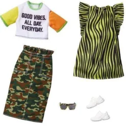 Barbie Camo and Zebra Print Fashion Accessory Pack 12