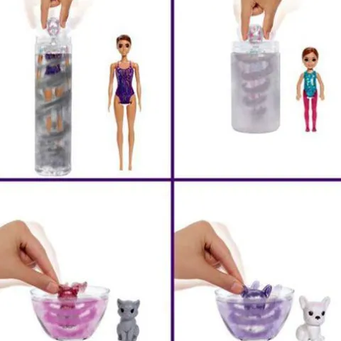 Barbie Color Reveal Surprise Party Dolls and Accessories