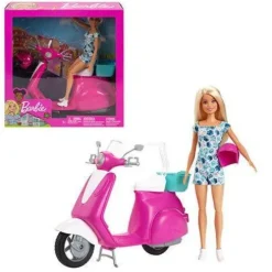 Barbie Doll and Scooter