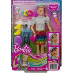 Barbie Leopard Rainbow Hair Doll