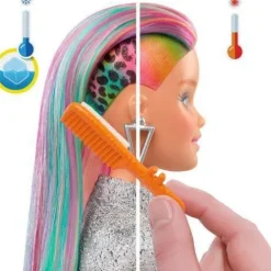 Barbie Leopard Rainbow Hair Doll