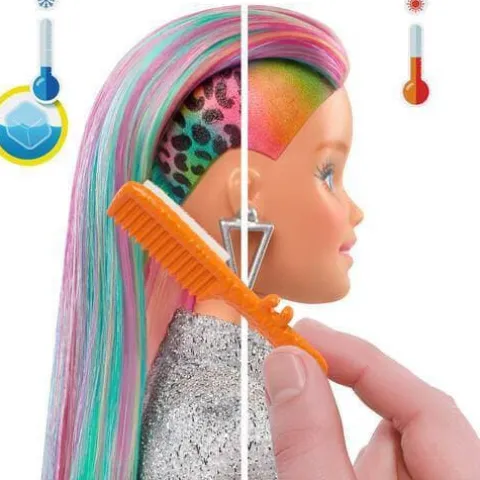 Barbie Leopard Rainbow Hair Doll