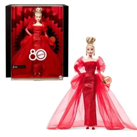 Barbie Mattel 80th Anniversary Barbie Doll - Select Figure