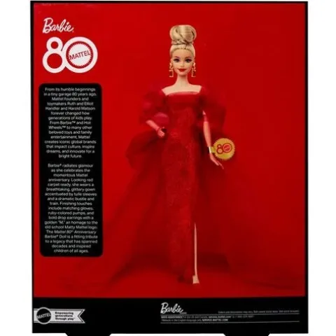 Barbie Mattel 80th Anniversary Barbie Doll - Select Figure