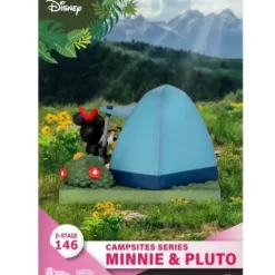 Beast Kingdom Disney DS-146 Campsites Series Minnie & Pluto Staging Statue