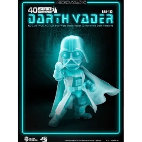 Beast Kingdom Star Wars EAA-113 Darth Vader Glow-in-the-Dark Action Figure