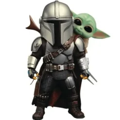 Beast Kingdom Star Wars The Mandalorian & Child EAA-111 Action Figure Set