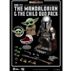 Beast Kingdom Star Wars The Mandalorian & Child EAA-111 Action Figure Set