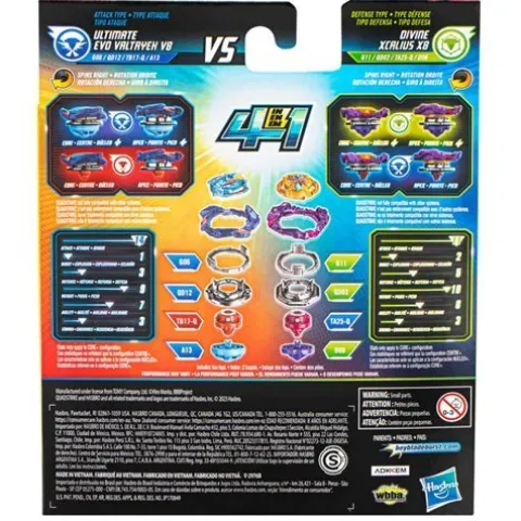 Beyblade Burst QuadStrike Dual Pack - Choose your Beyblade