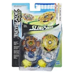Beyblade Burst Turbo Slingshock Dual Pack - Choose your Beyblade
