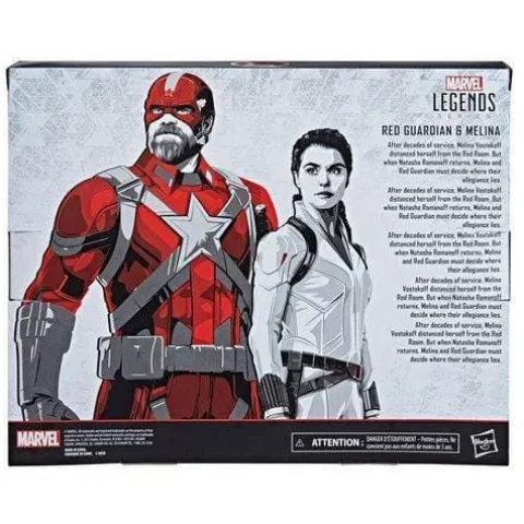 Black Widow Marvel Legends 6-Inch Red Guardian and Melina Vostkoff Action Figures
