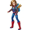 Captain Marvel Adventure Doll and Marvel's Goose Cat