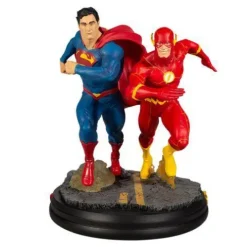 DC Battle Superman vs. The Flash Racing Statue