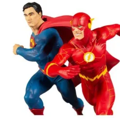 DC Battle Superman vs. The Flash Racing Statue