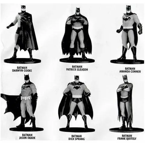 DC Collectibles Black & White Batman Mini Figures Blind Bag