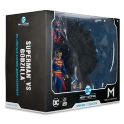 DC Multiverse Superman vs. Godzilla Megafig Justice League vs. Godzilla vs. Kong Action Figure 2-Pack
