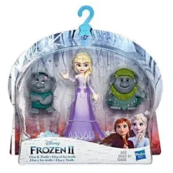 Disney Frozen 2 Small Doll and Friends - Elsa & Trolls