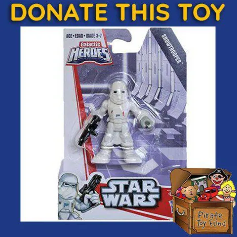 DONATE THIS TOY - Pirate Toy Fund - Star Wars Galactic Heroes - Snowtrooper