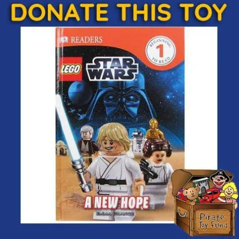 DONATE THIS TOY - Pirate Toy Fund - LEGO Star Wars A New Hope DK Readers 1 Hardcover Book