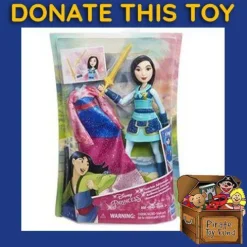 DONATE THIS TOY - Pirate Toy Fund - Disney Princess Fearless Adventures Doll - Mulan