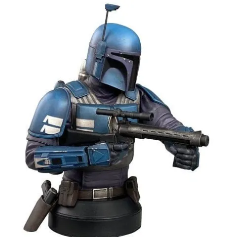 DST Showcase Star Wars Mandalorian Death Watch 1/6 Scale Mini-Bust PREVIEWS Exclusive