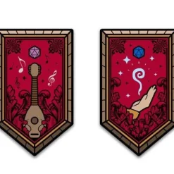 Dungeons & Dragons Character Class Augmented Reality Enamel Pin Set of 12 - Shared Exclusive