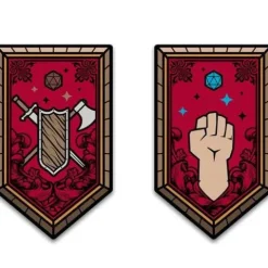 Dungeons & Dragons Character Class Augmented Reality Enamel Pin Set of 12 - Shared Exclusive