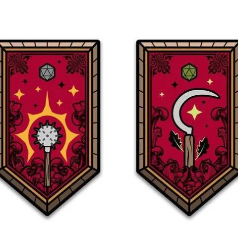 Dungeons & Dragons Character Class Augmented Reality Enamel Pin Set of 12 - Shared Exclusive