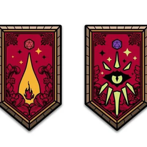 Dungeons & Dragons Character Class Augmented Reality Enamel Pin Set of 12 - Shared Exclusive