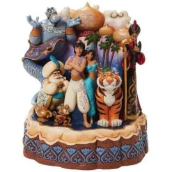 Enesco Disney Traditions Carved by Heart Aladdin "A Wondrous Place” by Jim Shore Statue