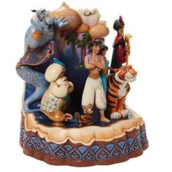 Enesco Disney Traditions Carved by Heart Aladdin "A Wondrous Place” by Jim Shore Statue