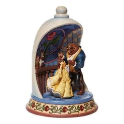 Enesco Disney Traditions Beauty and the Beast Rose Dome 