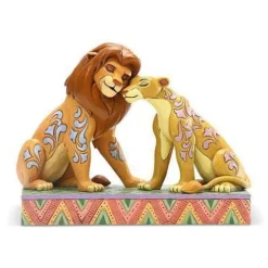 Enesco Disney Traditions The Lion King - Simba and Nala Snuggling Statue by Jim Shore