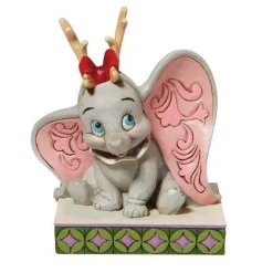 Enesco Jim Shore Disney Traditions Collection - Dumbo “Santa’s Cheerful Helper”
