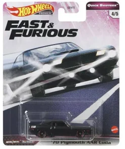 Fast & Furious Hot Wheels Premium Fast GT Vehicle 2020 - 4/5 '70 Plymouth AAR Cuda