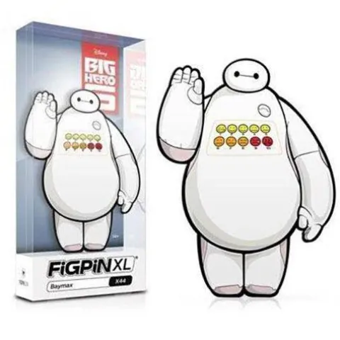 FiGPiN #X44 Big Hero 6 Baymax Pain Meter FiGPiN XL Enamel Pin - Entertainment Earth Exclusive
