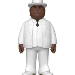 Funko Biggie Smalls White Suit 5-Inch Vinyl Gold Figure