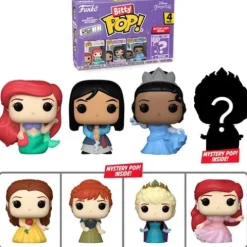 Funko Bitty Pop! Disney Princesses Mini-Figure 4-Pack - Select Set(s)