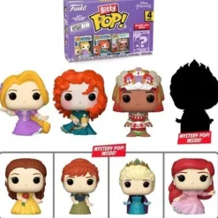 Funko Bitty Pop! Disney Princesses Mini-Figure 4-Pack - Select Set(s)