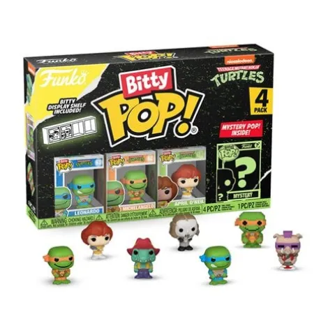 Funko Bitty Pop! Teenage Mutant Ninja Turtles Comics Mini-Figure 4-Pack - Select Set(s)