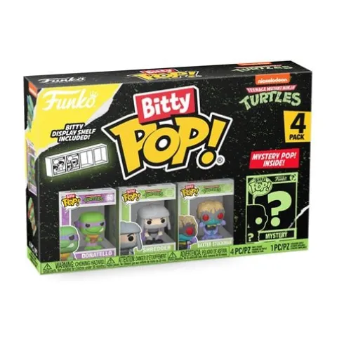 Funko Bitty Pop! Teenage Mutant Ninja Turtles Comics Mini-Figure 4-Pack - Select Set(s)